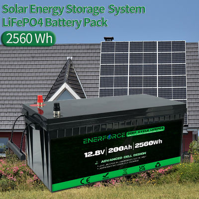 12.8V 100Ah LiFePO4 Batteria Enerforce OEM Lunga durata di vita per sistemi solari e di backup