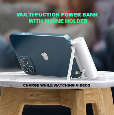 qualità  Superlight 5000mAh Portable Mobile Power Bank With Wireless Charging fabbrica