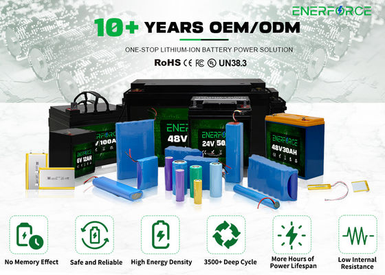6V 6Ah Lifepo4 batteria agli ioni di litio scatola di batteria ricaricabile di stoccaggio dell'energia