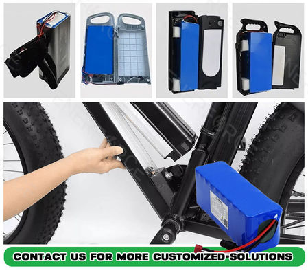 Batterie per biciclette elettriche ad alta capacità ricaricabili 36V 48V 72V 18650 Batterie per biciclette