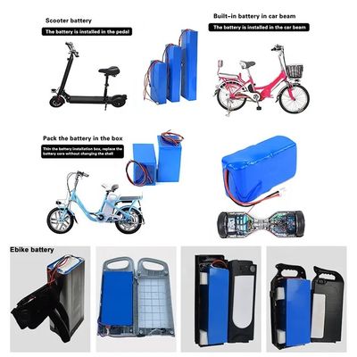 OEM batterie per biciclette elettriche 24V 48V 60V 72V 18650 batterie Deep Cycle