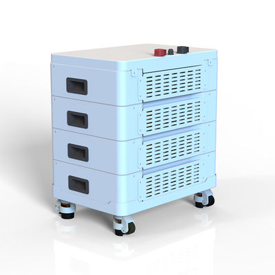 Sistema di accumulo di energia residenziale fuori rete 51.2V 10KW 20KW batteria al litio impilata