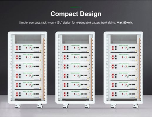51.2V 10KW 20KW 30KW Sistema residenziale di accumulo di energia batteria al litio impilabile