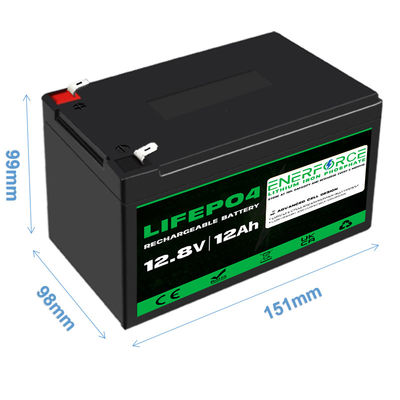 12V 12Ah LiFePO4 Battery Pack con BMS per Mower UPS Scooter