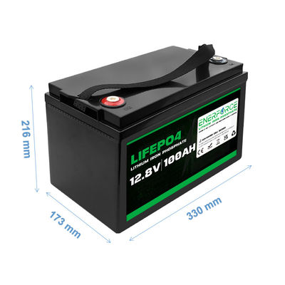 Enerforce LFP 12V LiFePO4 Batteria 100ah 11,66kg Per energia solare