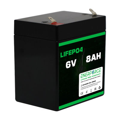Enerfroce 6V 8ah batteria al litio ferro fosfato personalizzato