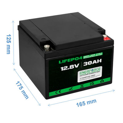Batteria LiFePO4 ricaricabile da 12V 30Ah per utensili elettrici e dispositivi ricreativi