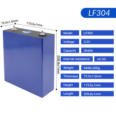 EVE Lifepo4 3.2V 304AH Litio Ferro Fosfato LFP Batteria 4000 Ciclo Per Energia Solare