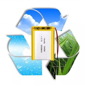 OEM LIPO Batteria polimerica ricaricabile agli ioni di litio 3.7V 1100mAh 800 durata di ciclo