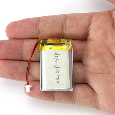104125 altoparlante batteria al litio polimerico 3.7 V 1100mAh Con connettore JST