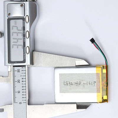 3.7V 230mAh Batteria LiPo portatile mobile per elettronica di consumo