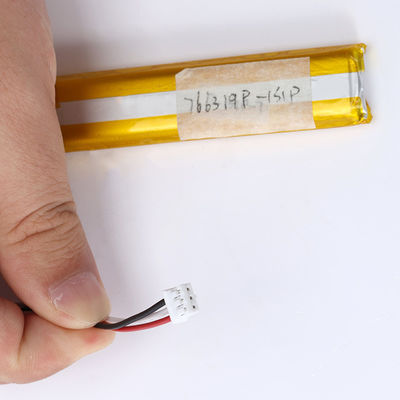 Batteria ricaricabile Lipo 3,7 V polimero al litio 1050mAh per elettronica di consumo