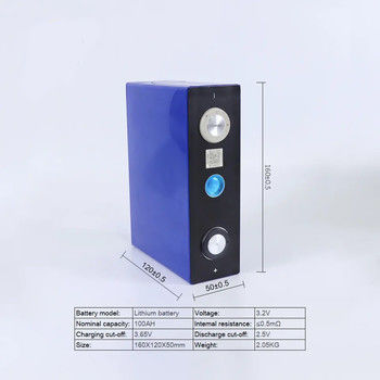 3.2V 100Ah LiFePO4 Prismatic Cell EVE Home Batteria di accumulo di energia solare