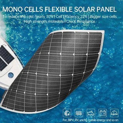 OEM Portable Mobile 100W Flessibili pannelli solari per escursioni CE CB TUV Certificato