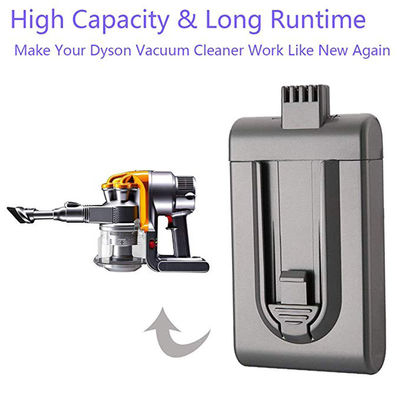 Strumento elettrico aspirapolvere agli ioni di litio Batteria 22.2V 2000mAh Per Dyson DC16