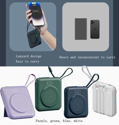 Compact Wireless Mobile Power Bank 15000mAh 20000mAh OEM Con Display LED