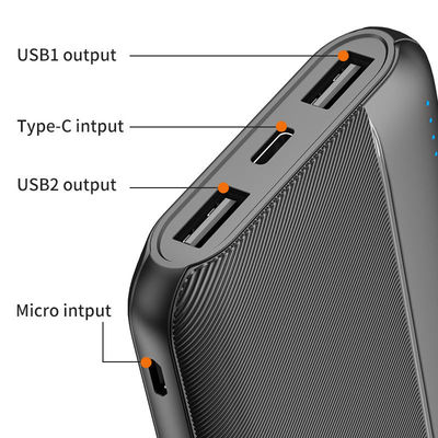 Portatile Mobile Ultra Slim Power Bank 10000mah 20000mah Batteria Li Polymer