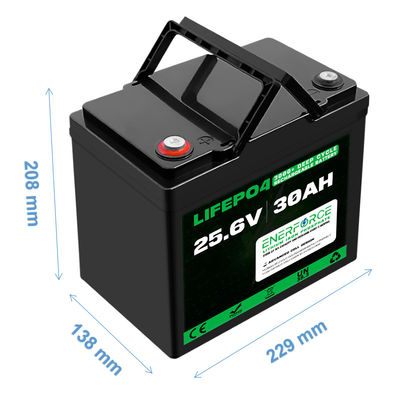 30AH 24V batteria al litio fosfato per Ebike Scooter Go Kart Fun Cart
