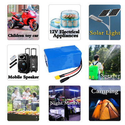 E Bike batteria al litio 24V 12Ah Pack per motore 500W 6h - 8h tempo di ricarica
