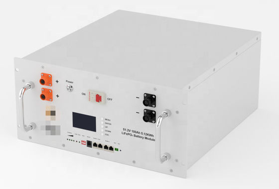 100Ah 48V LiFePO4 Batteria 5120Wh 51.2 V Batteria agli ioni di litio per sistemi di alimentazione elettrica