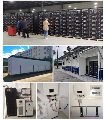 Batteria al litio da 15 kW 48 Volt 300Ah 6000 cicli Batteria solare per la casa montata a parete