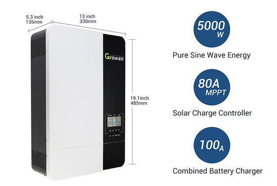 Growatt SPF3500ES SPF5000ES Invertitore solare a 48 V fuori rete per sistemi di pannelli solari da 5kVA a 5kW